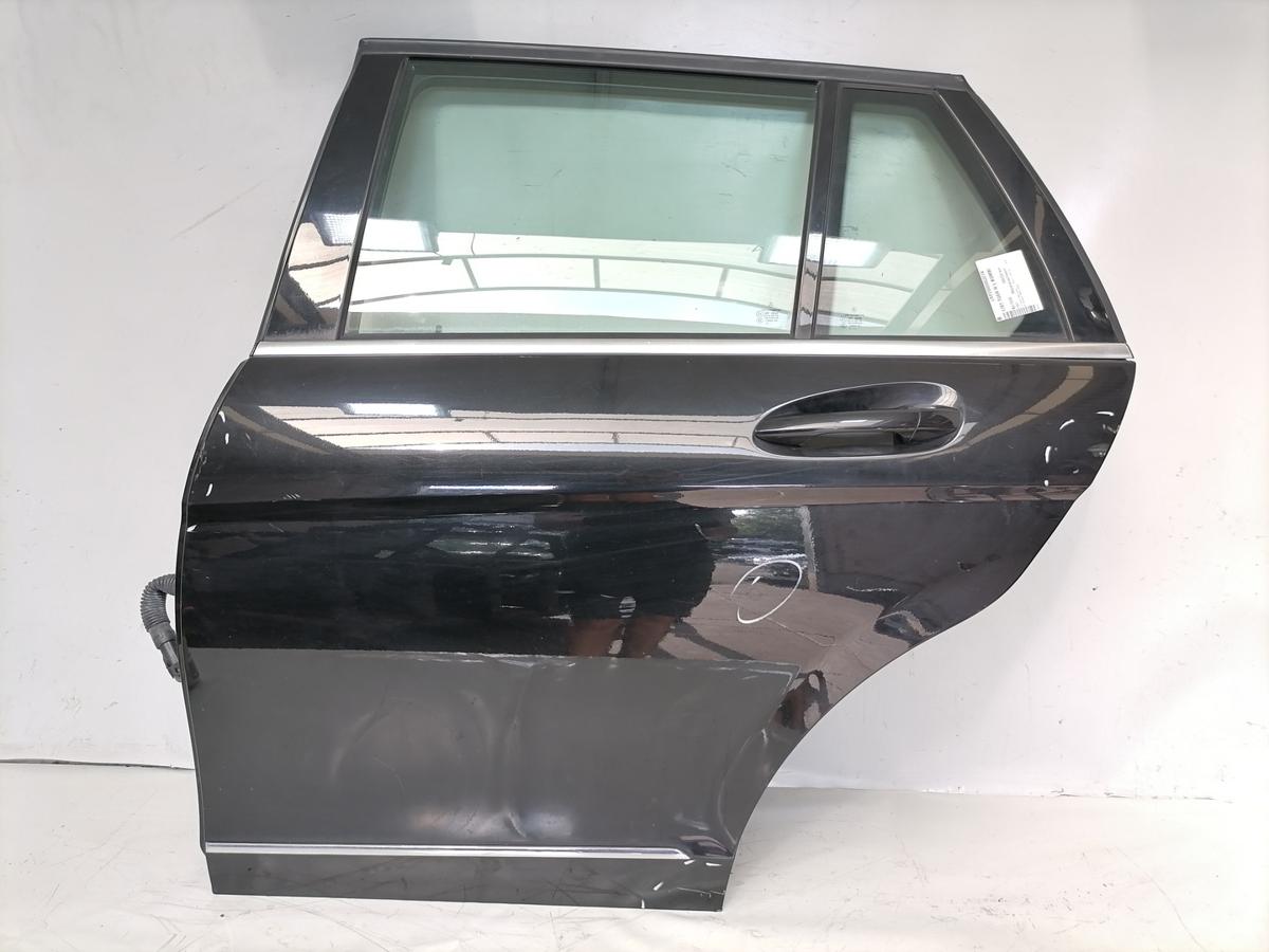 Mercedes C Klasse S204 original T&uuml;r hinten links 197 Obsidianschwarz Kombi Bj.2008